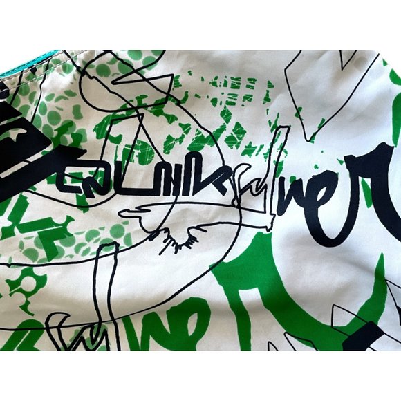 1990s Quicksilver board shorts graffiti print Size 32 - Picture 4 of 8